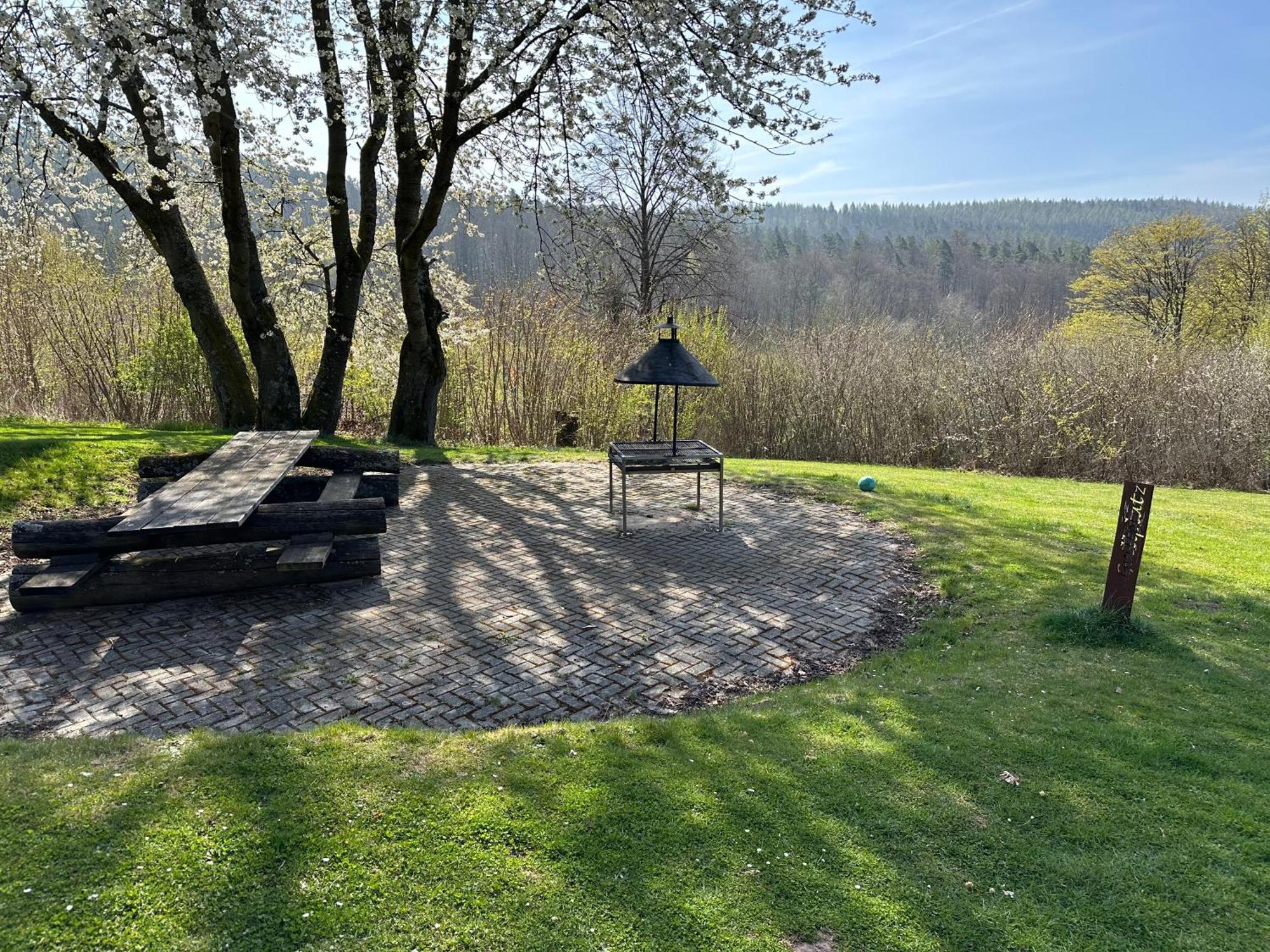 Natur Pur - Waldurlaub Im Tiny House Ronshausen エクステリア 写真